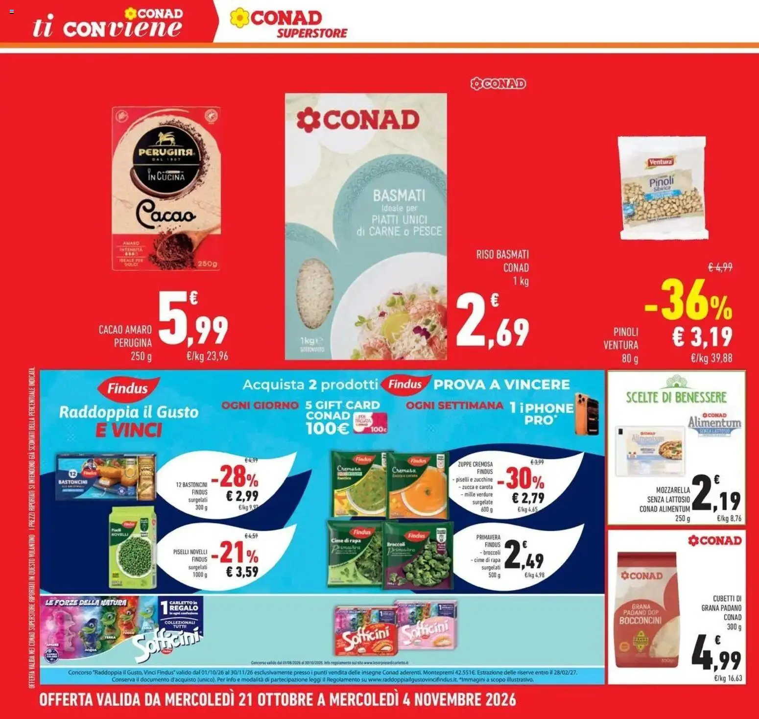 Anteprima volantino Conad dal 21/10/2026 prossima settimana | Pagina: 46