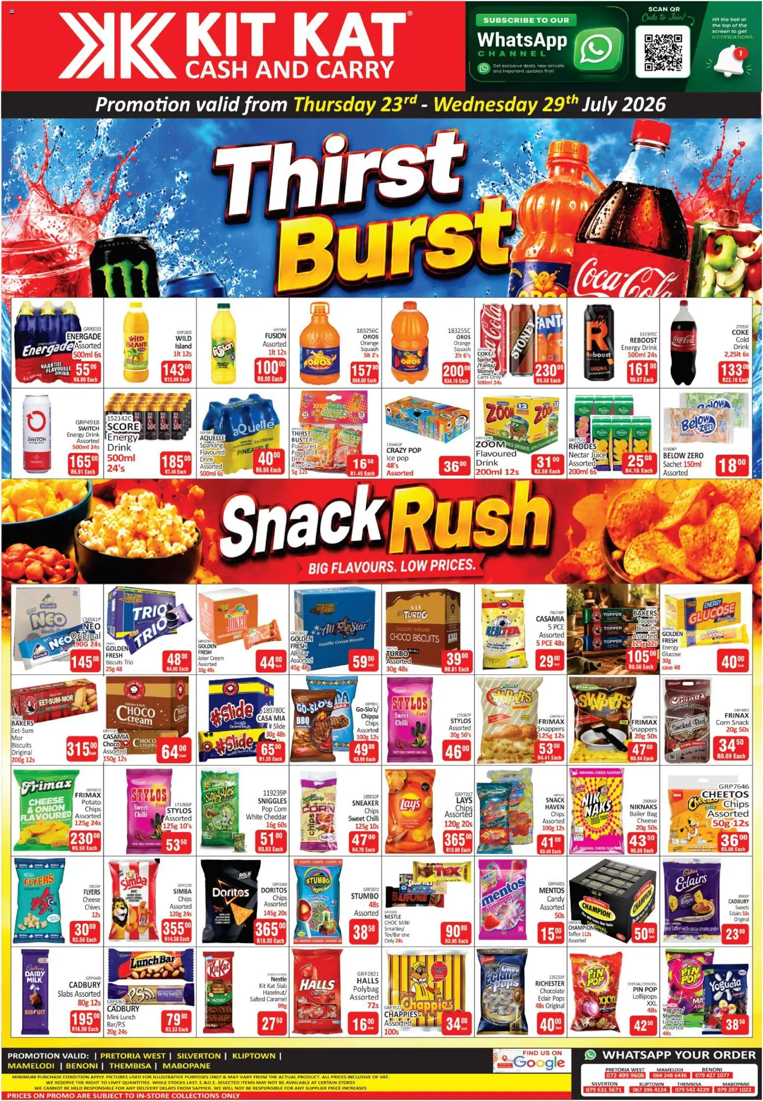 New KIT KAT Cash & Carry catalogue – valid from 23/07/2026 | Page: 2 | Products: Bed, Squash, Cheese, Switch