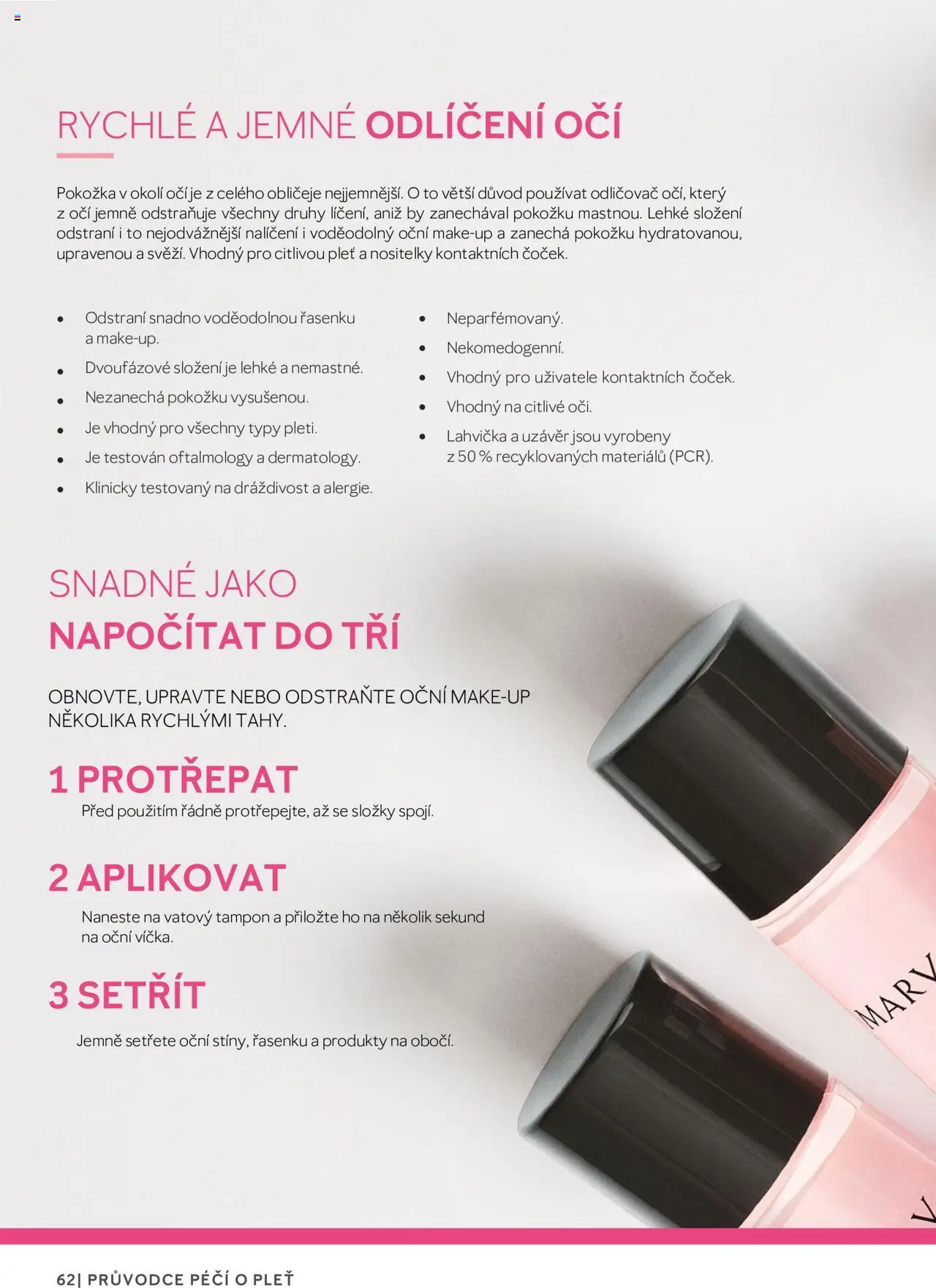 Mary Kay katalog - Průvodce péčí o pleť od 22.02.2025 | Strana: 62 | Produkty: Makeup, Lahvička, Make-up