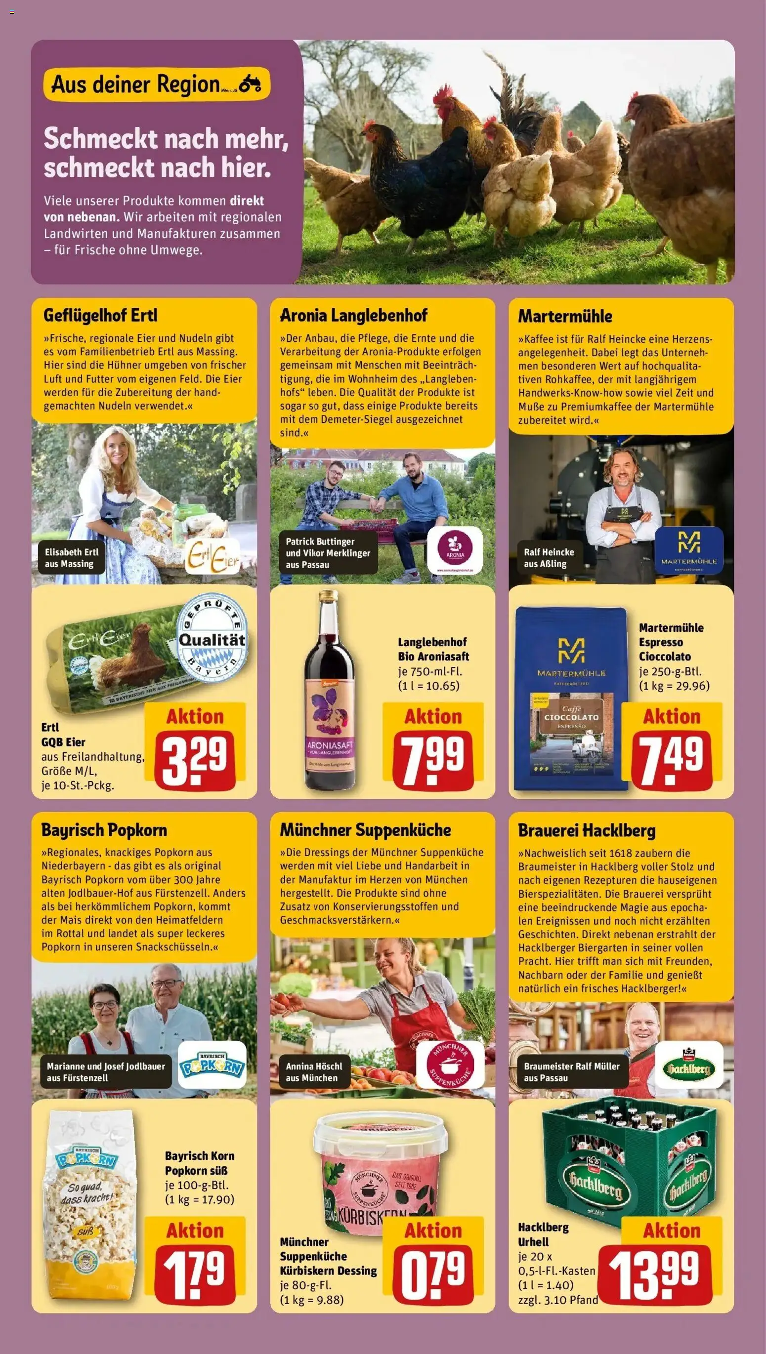 REWE Prospekt ab 28.09.2026 zum Blättern » Angebote | Seite: 2 | Produkte: Mais, Eier, Nudeln