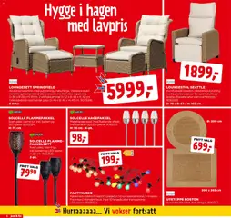 Forhåndsvisning av Jem & Fix kundeavis gyldig fra 14.06.2026 | Side: 6 | Produkter: Glass, Lenestol, Sidebord, Batteri