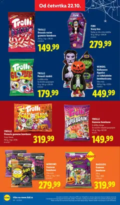RAGOLDS Gumene bombone, 291 g, 1 kg = 1100.- - pregled Lidl kataloga - važi od 22.10.2026 | Strana: 64