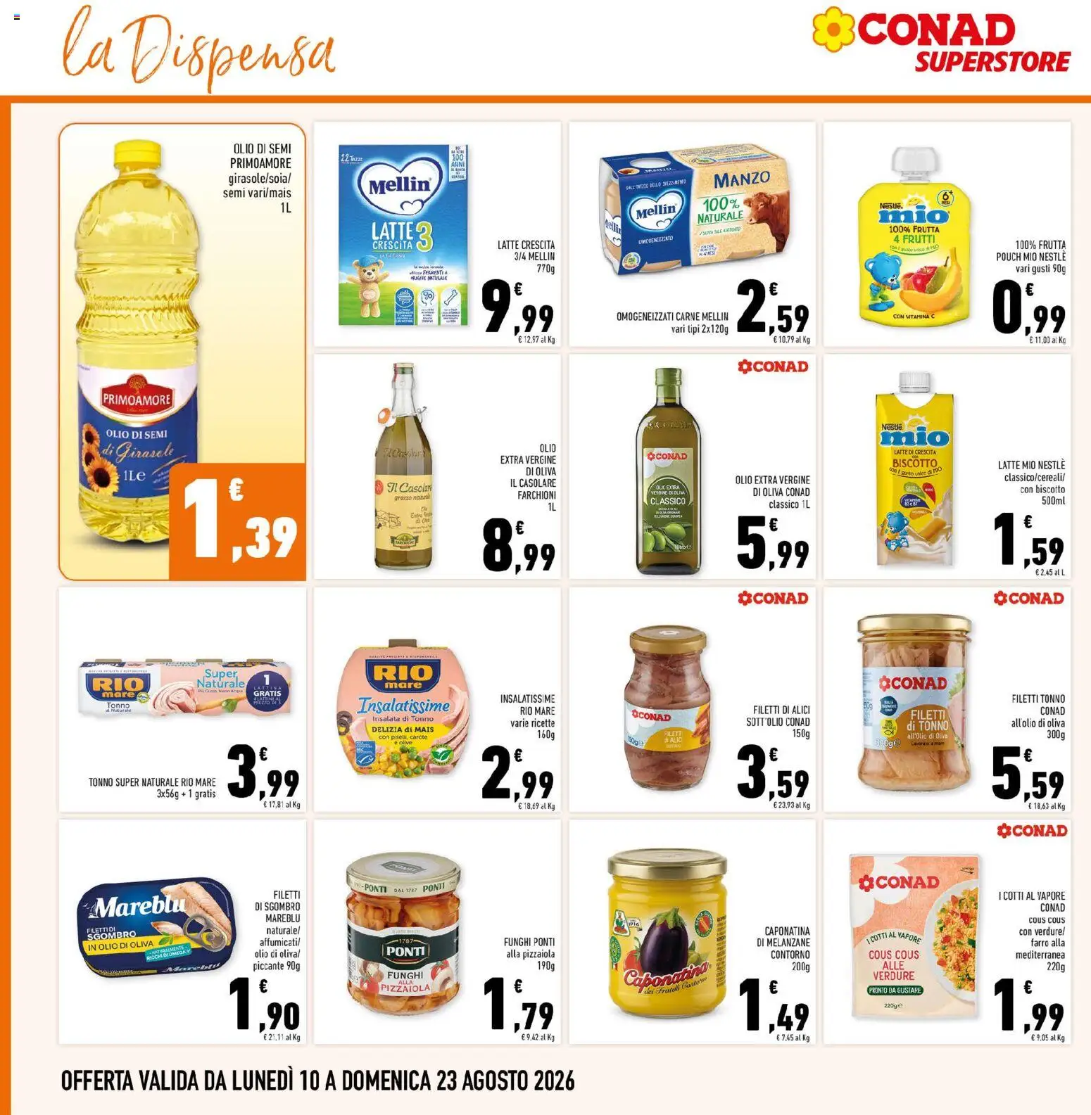Volantino Conad del 10/08/2026 | Pagina: 20