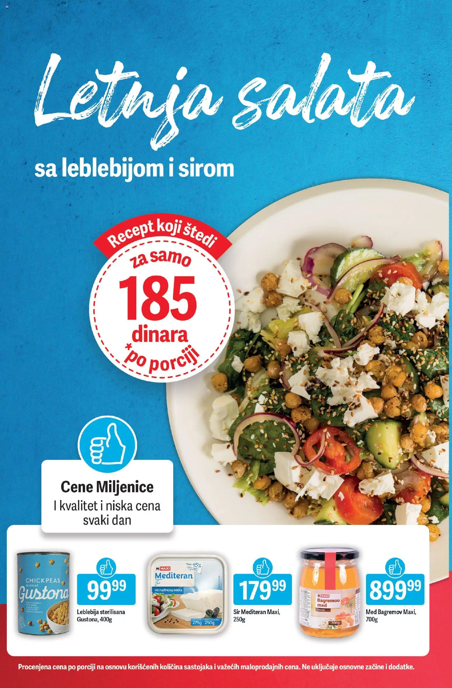 Maxi katalog - važi od 13.08.2026 | Strana: 8 | Proizvode: Salata, Sir, Med