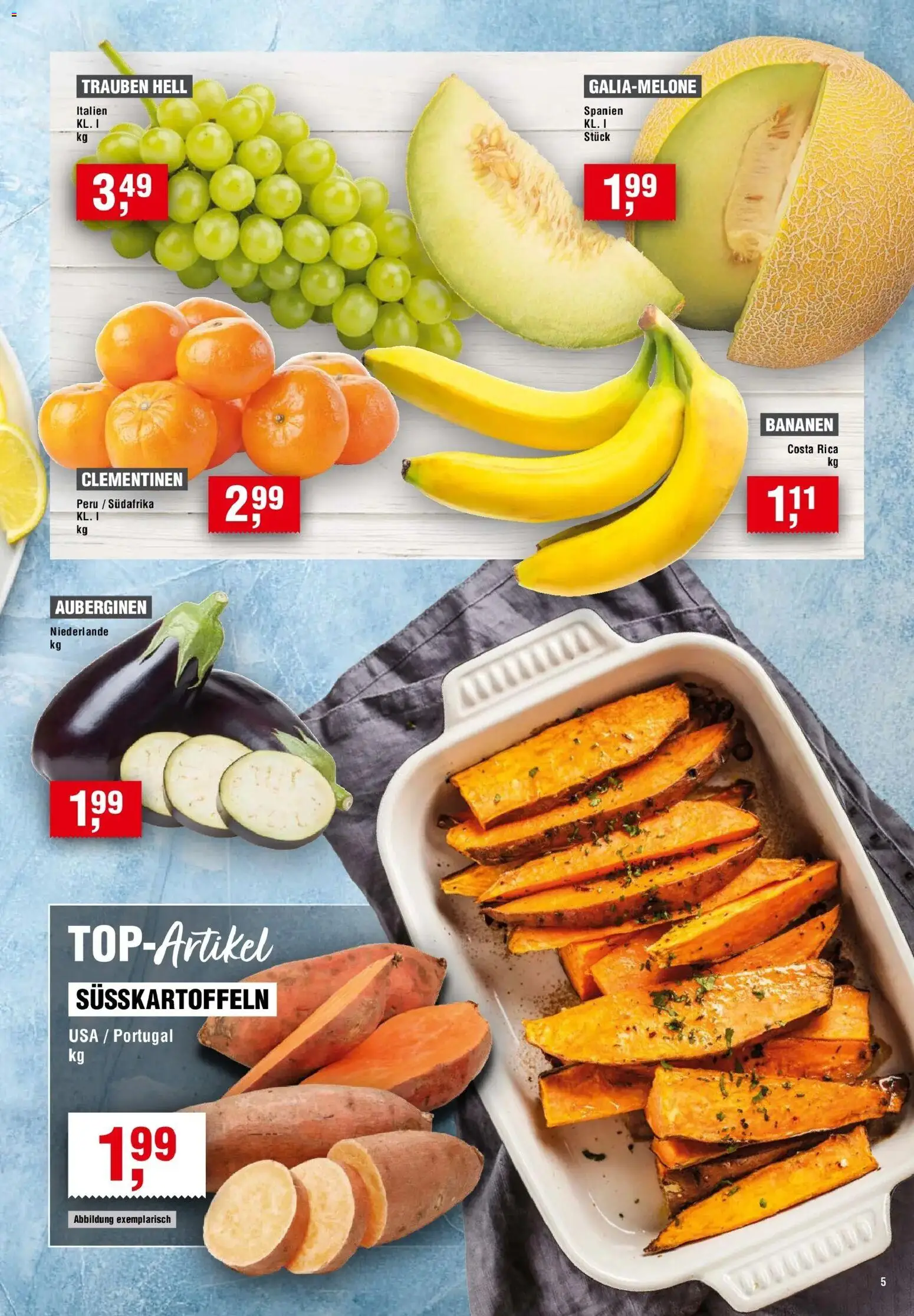 Edeka Prospekt Heilbronn – gültig ab 27.08.2026 | Seite: 5 | Produkte: Trauben, Bananen