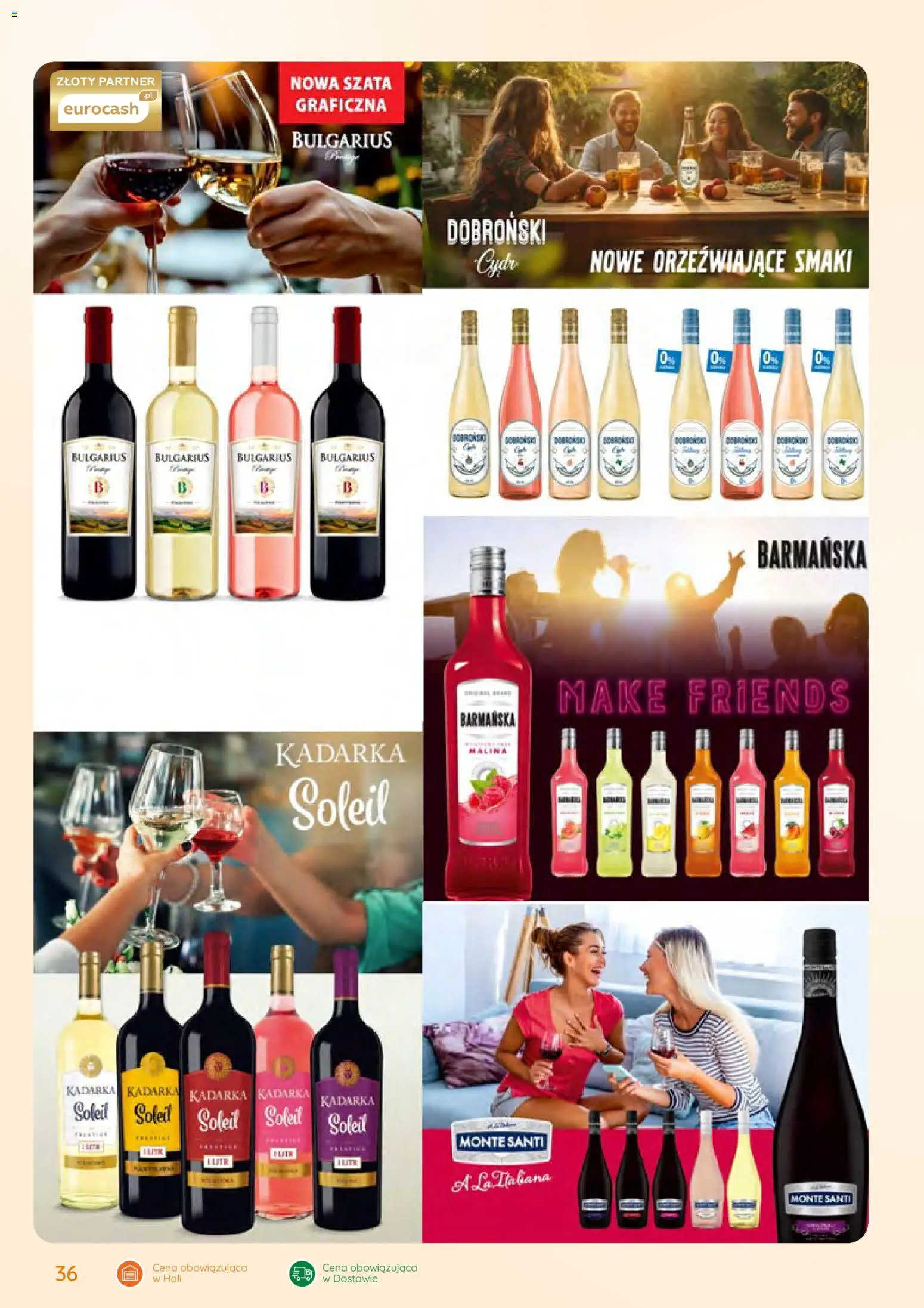 Eurocash gazetka - Oferta Handlowa od 01.06.2026 | Strona: 36 | Produkty: Malina, Monte Santi
