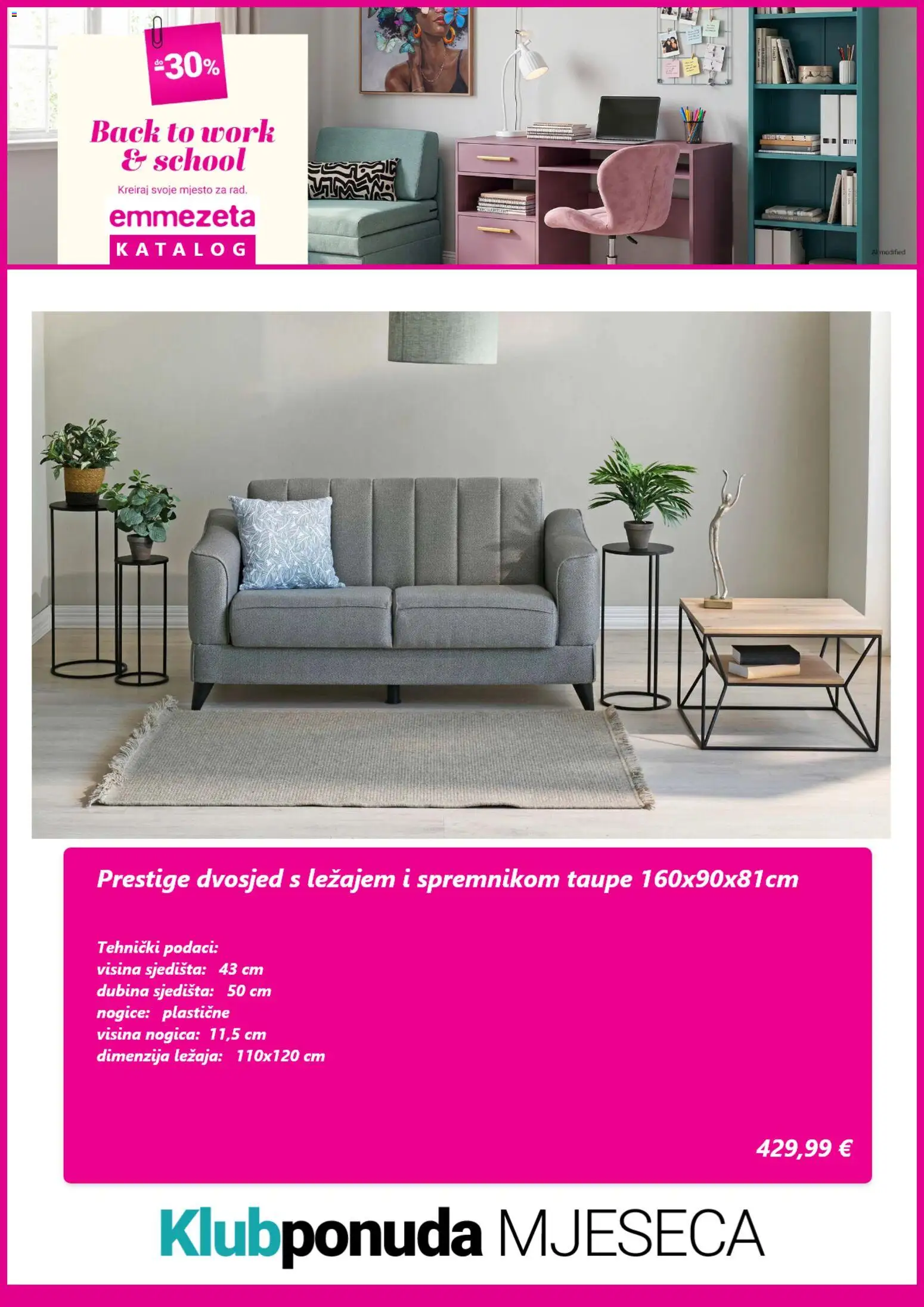 Emmezeta katalog | vrijedi od 01.09.2026 | Stranica: 3 | Proizvodi: Dvosjed