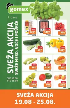 Gomex katalog Sveža akcija - pregled Gomex kataloga - važi od 19.08.2026