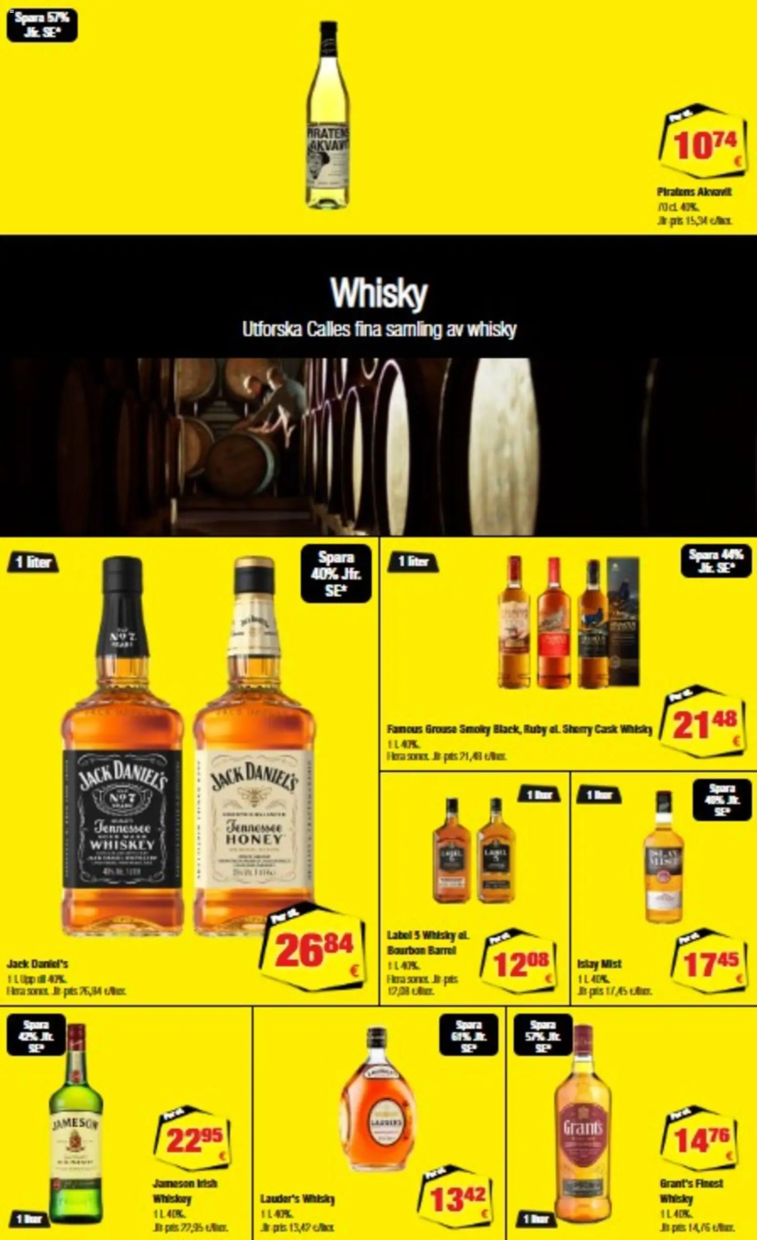 Calle tilbudsavis – gyldig fra 21/10/2026 | Side: 3 | Produkter: Bourbon, Whisky, Jack Daniel's
