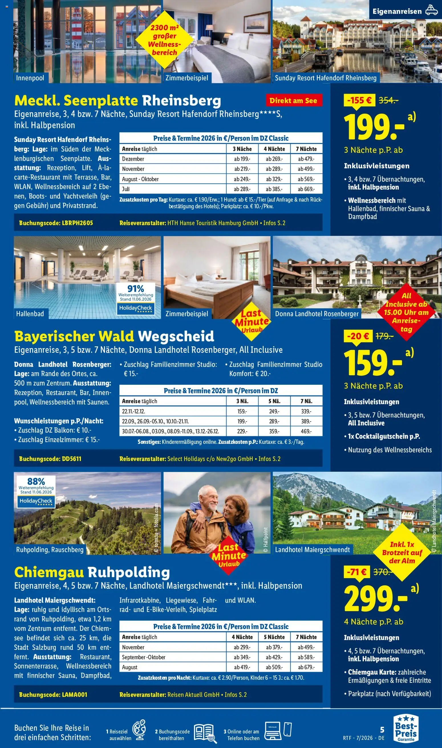 Lidl Reisen Prospekt – gültig ab 15.07.2026 | Seite: 5 | Produkte: Telefon, Uhr