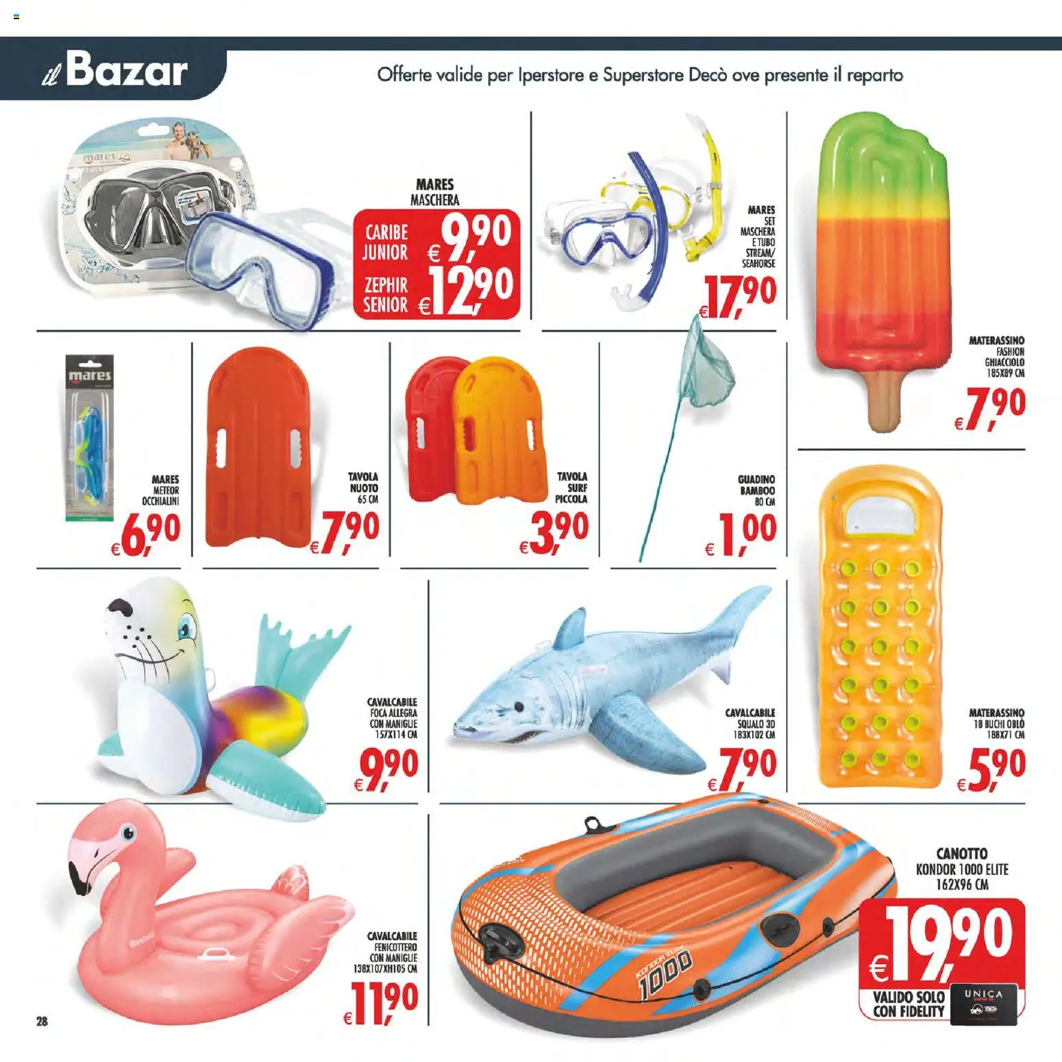 Volantino Decò del 11/08/2026 | Pagina: 38 | Prodotti: Maschera, Ghiacciolo, Tubo