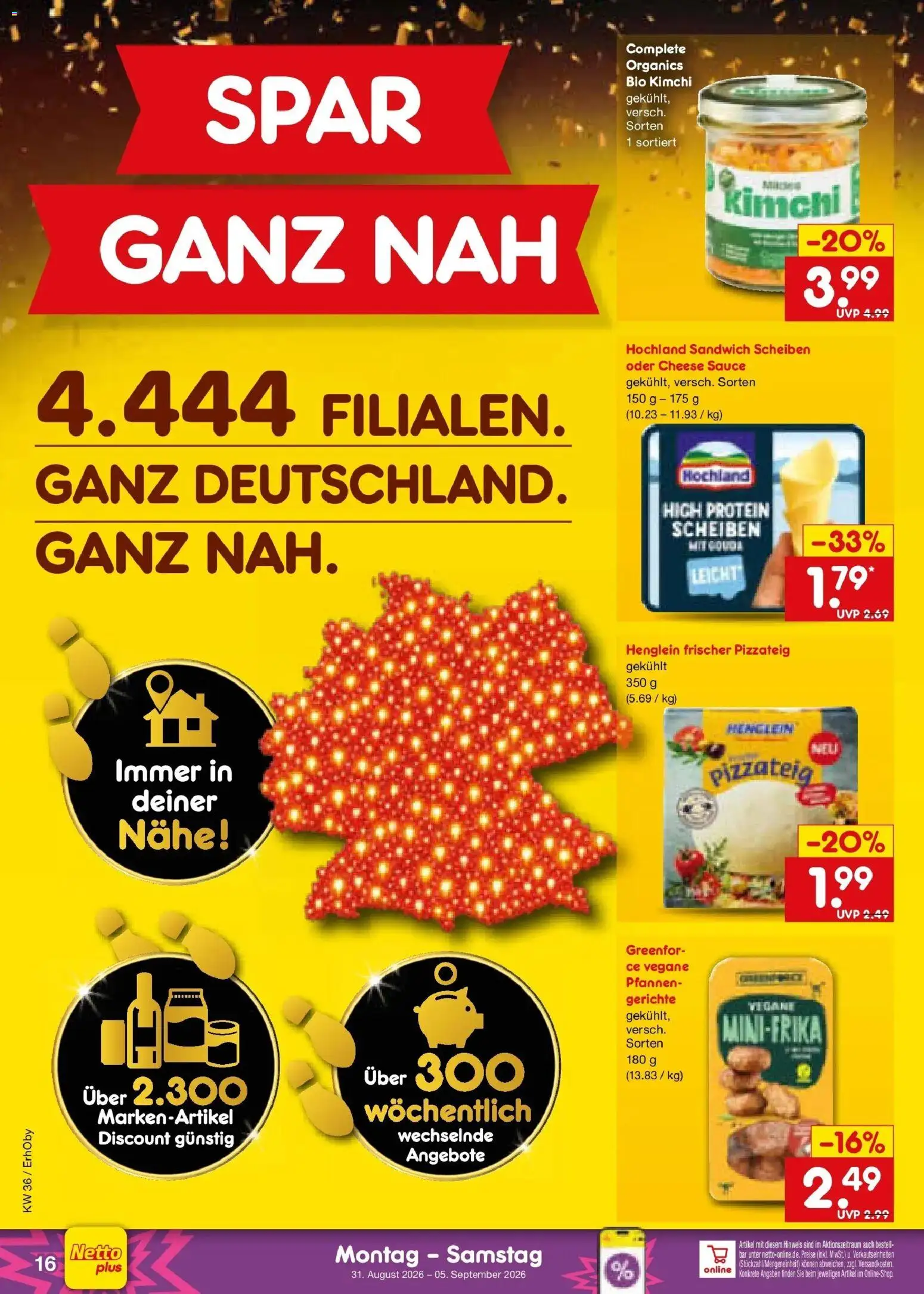 Netto Marken-Discount Prospekt Mauern (ab 31.08.2026) » Angebote | Seite: 22 | Produkte: Gerichte