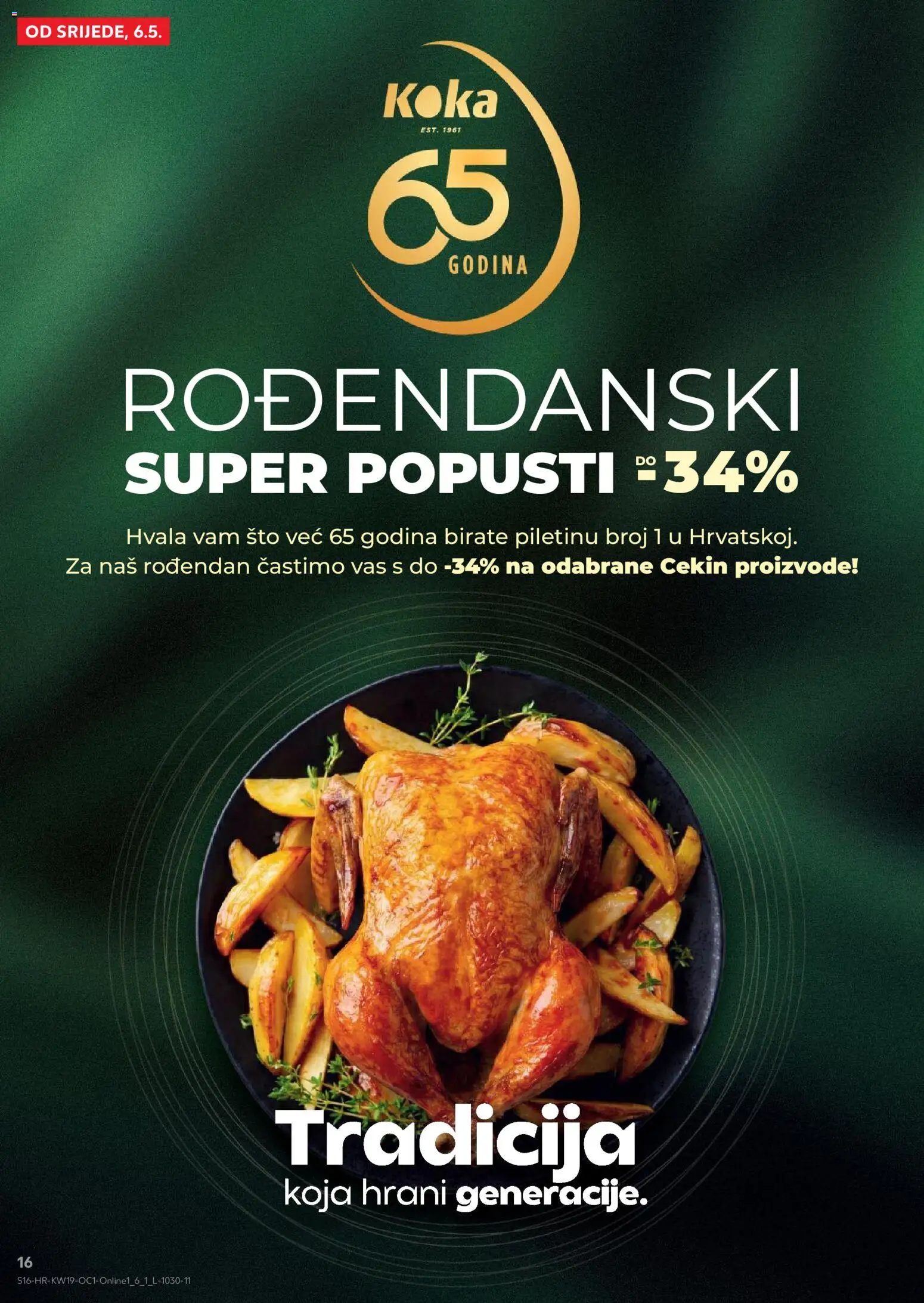 Kaufland HR akciós ujság - amely érvényes a következő dátumtól: 06.05.2026 | Oldal: 16