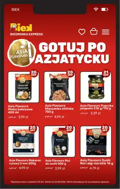 Pogląd oferty "Asia Flavours Mleko kokosowe 400 ml, Coconut milk" - ważna od 21.08.2026 | Strona: 10