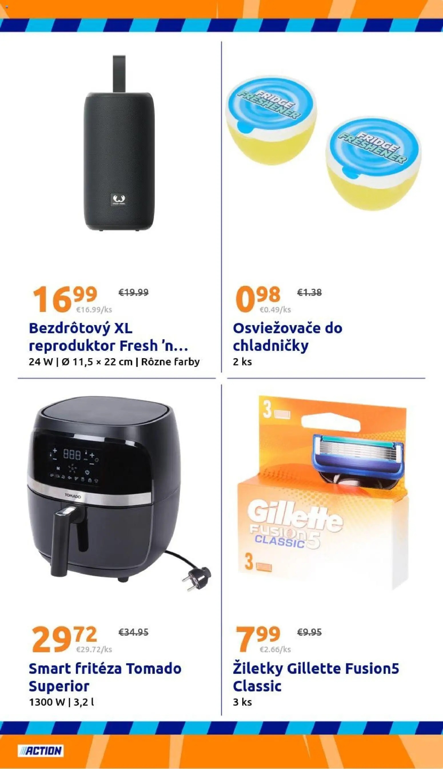 Nové Action akcie – leták je platný od 06.05.2026 | Strana: 25 | Produkty: Fritéza, Reproduktor