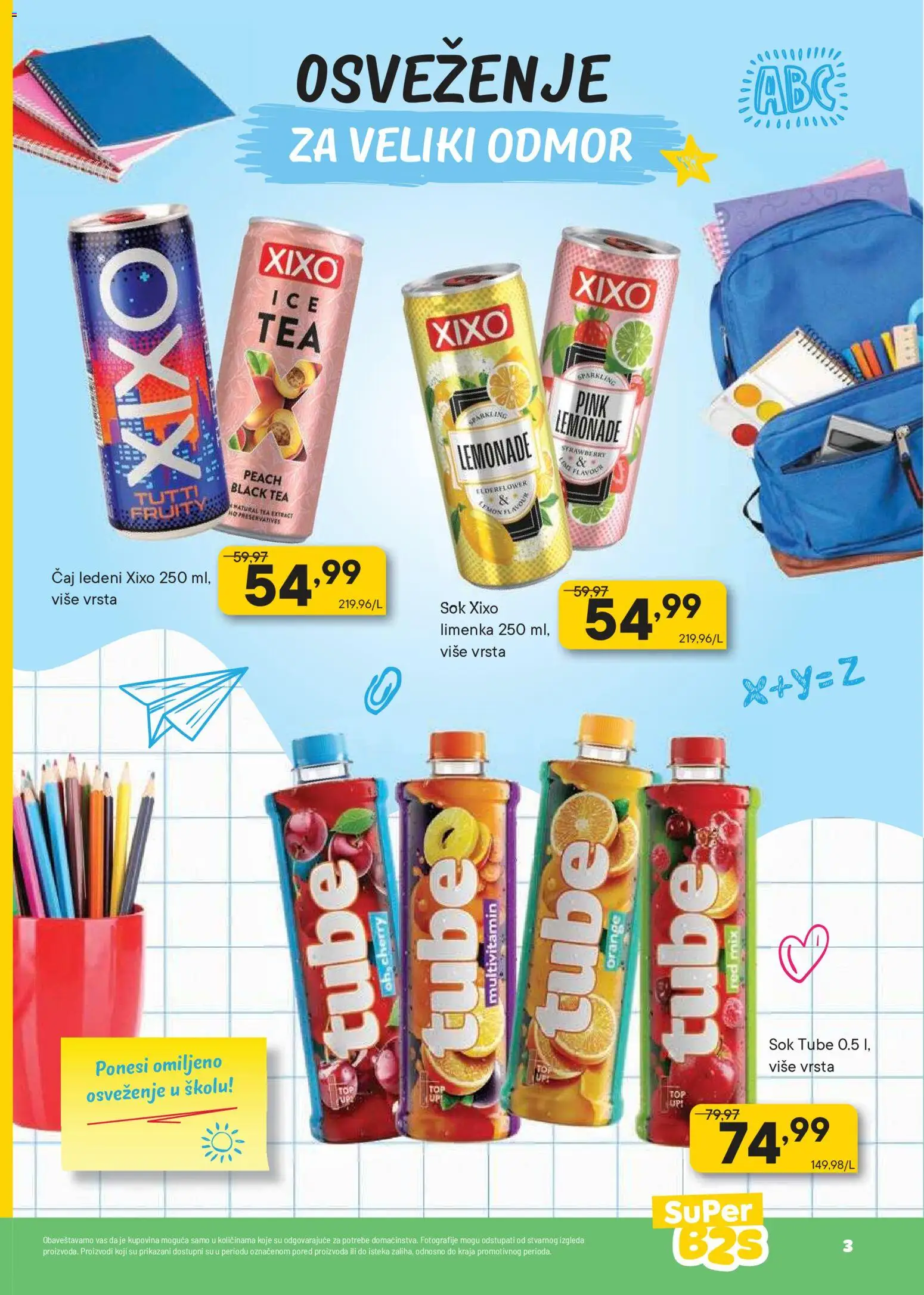 PerSu katalog - važi od 01.08.2026 | Strana: 3 | Proizvode: Sok, Čaj