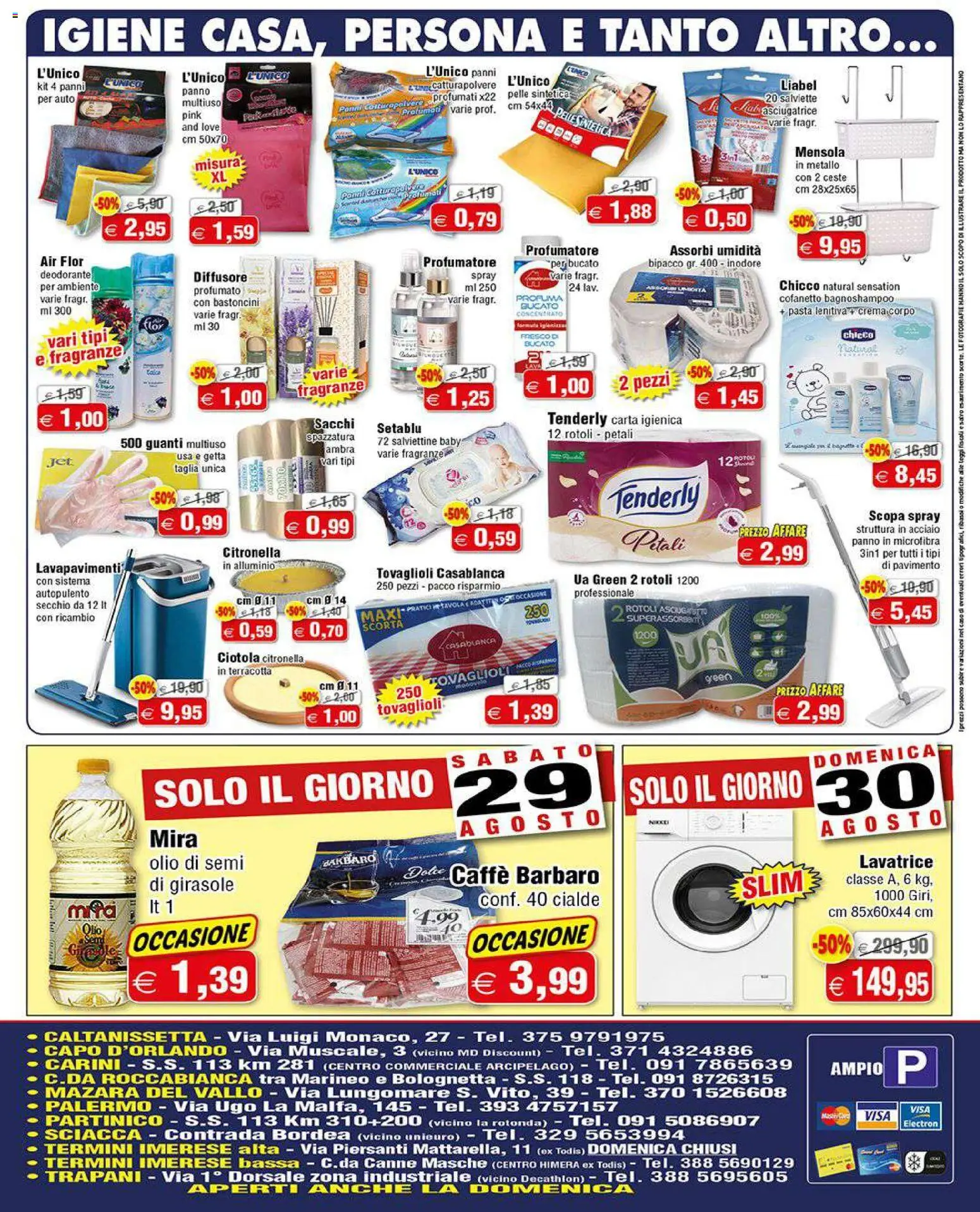 Volantino Magazzini Smart del 27/08/2026 | Pagina: 4 | Prodotti: Pasta, Secchio, Alluminio, Ciotola