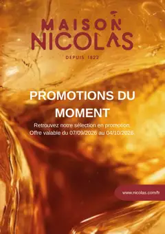 Nicolas - Prévisualisation de Nicolas catalogue valide à partir de 07/09/2026