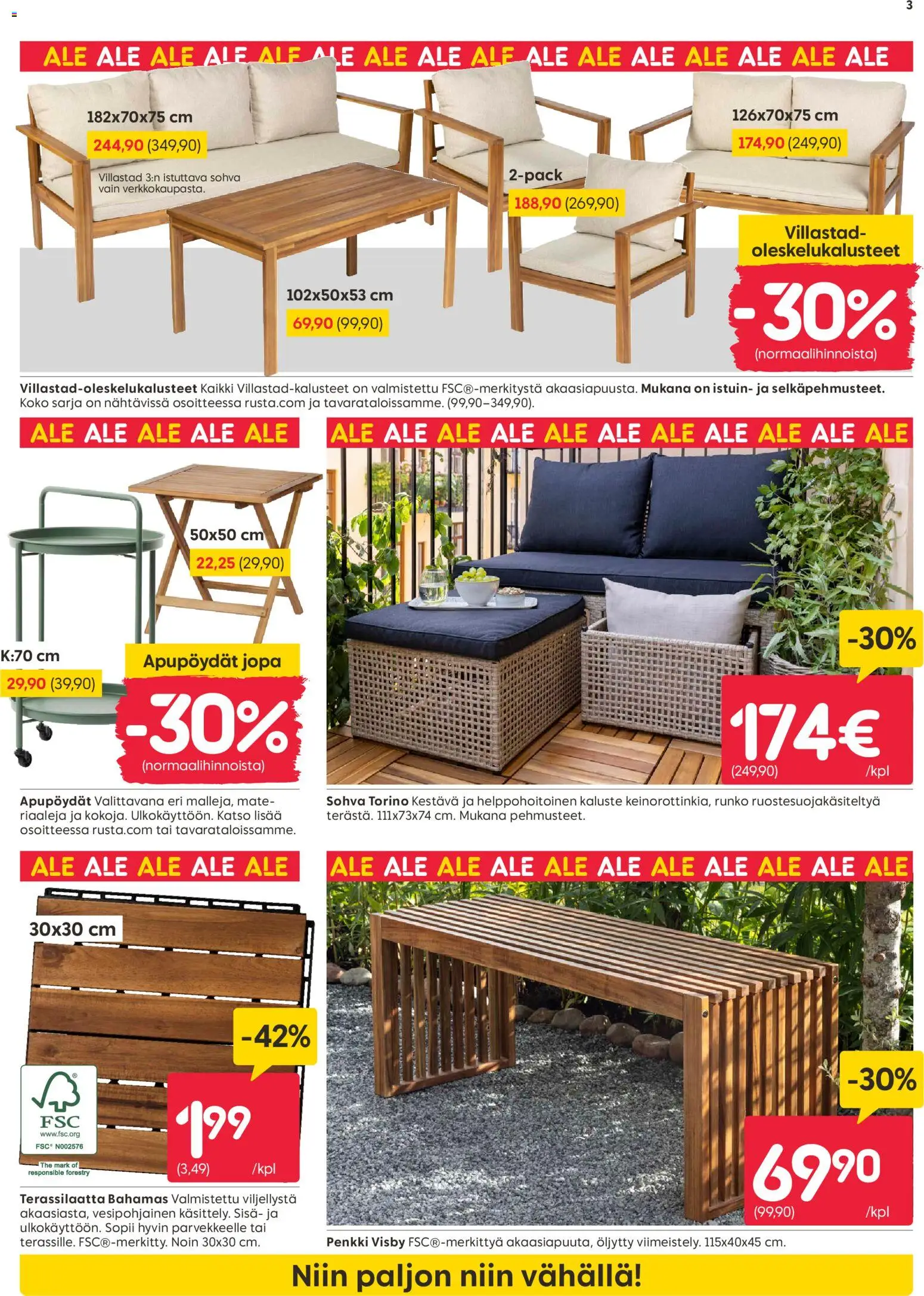 Rusta tarjoukset – voimassa 22/06/2026 alkaen | Sivu: 3