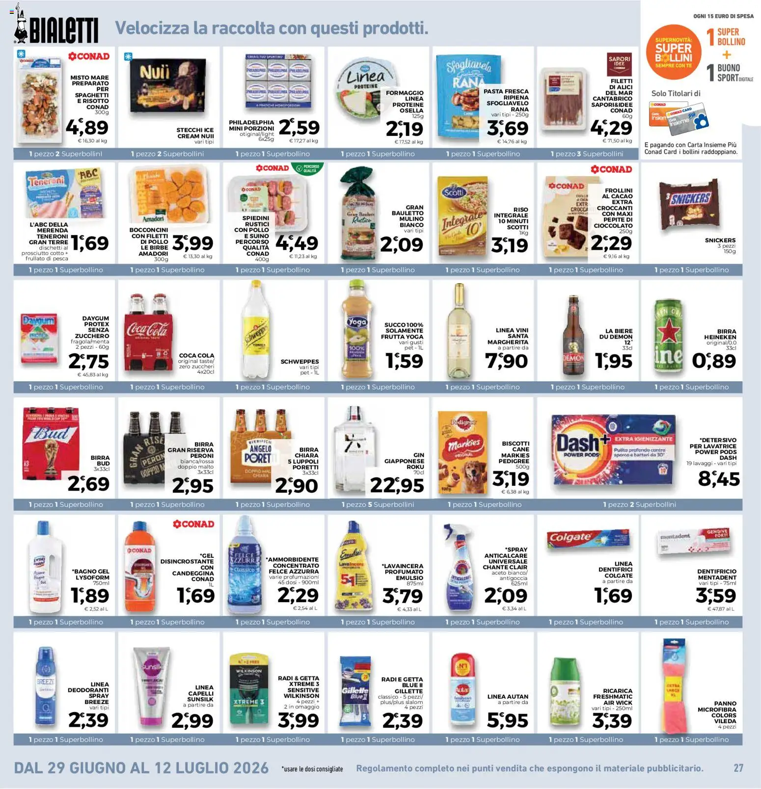 Volantino Conad del 01/07/2026 | Pagina: 27