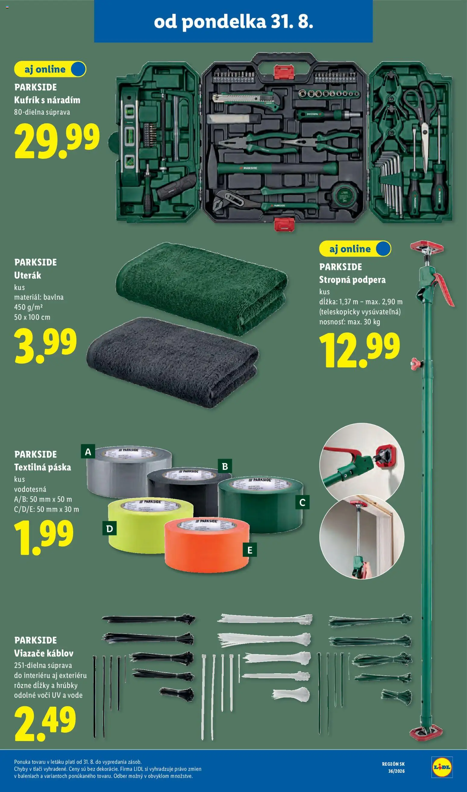 Nové Lidl akcie – leták je platný od 31.08.2026 | Strana: 55
