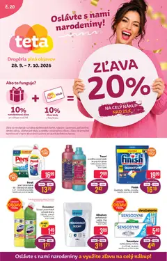 Teta drogerie leták platný od 28.09.2026