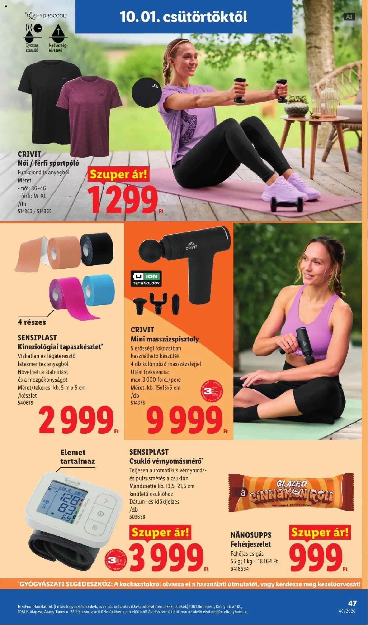 Lidl akciós ujság - amely érvényes a következő dátumtól: 2026.10.01. | Oldal: 47