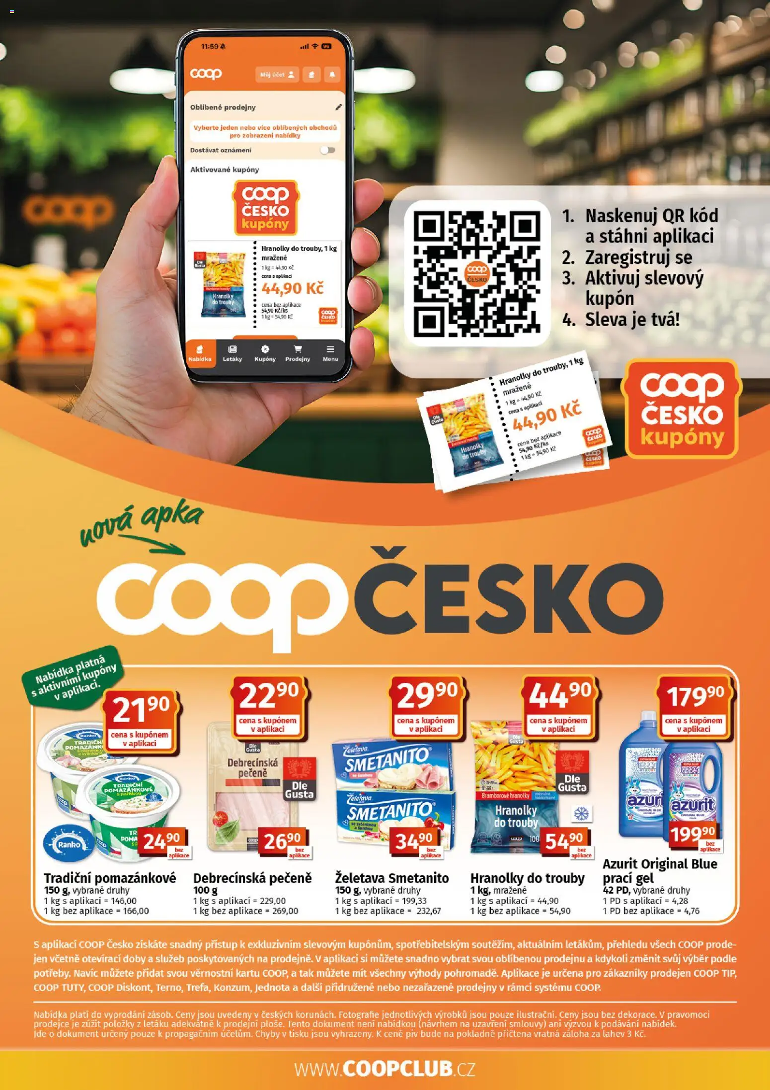 Coop leták - Tuty od 26.08.2026 | Strana: 10 | Produkty: Prací gel, Hranolky do trouby, Bramborové hranolky, Láhev
