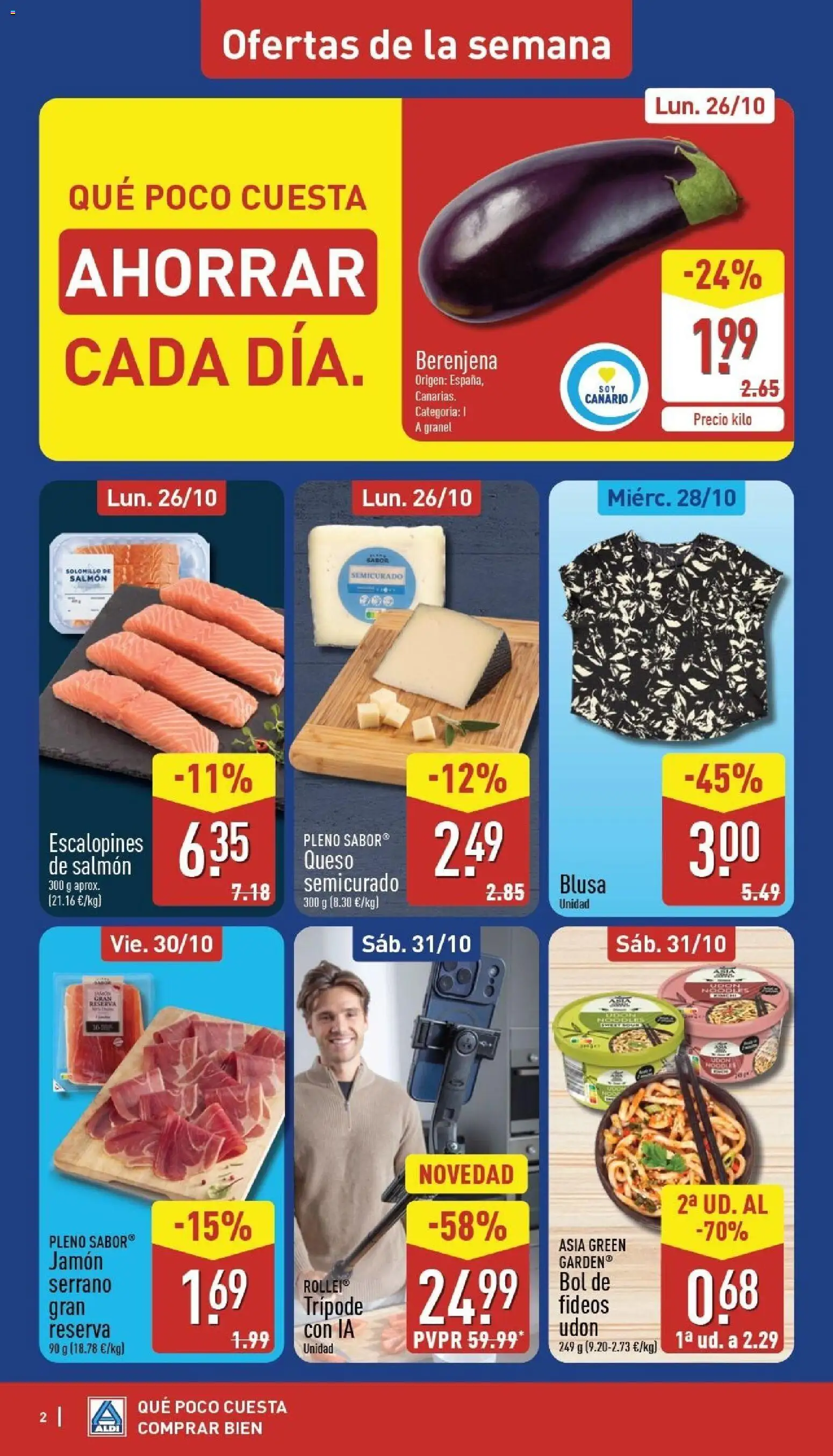 Aldi folleto Canarias │ válido desde el 26/10/2026 | Página: 2