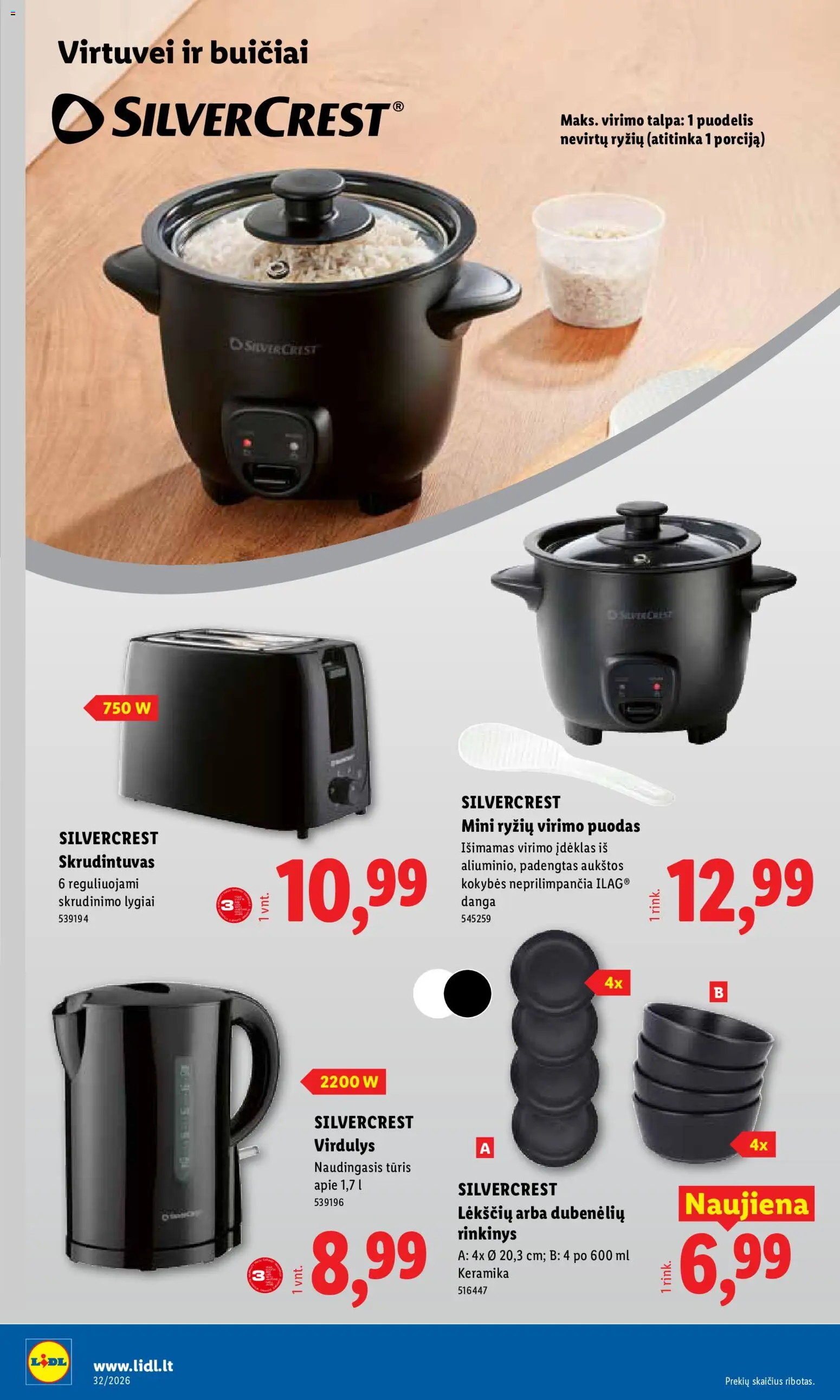 LIDL akcijos nuo 2026.08.03 | Puslapis: 6 | Prekių: Puodelis, Puodas, Virdulys
