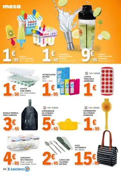 Pré-visualização E.Leclerc folheto Bebidas, Gelados e Iogurtes válido de 16/06/2026 | Página: 26