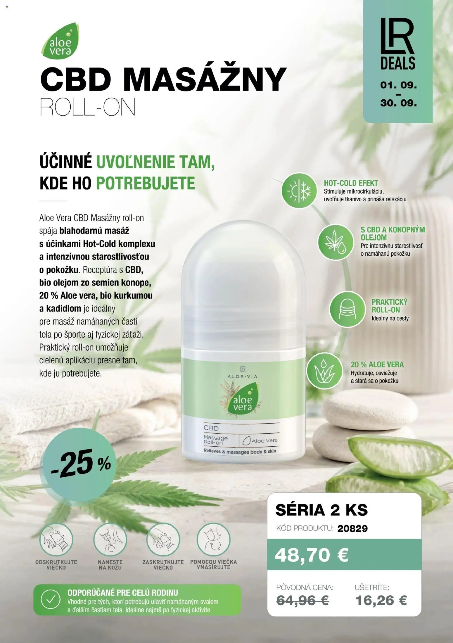 Nové LR akcie – leták je platný od 08.09.2026 | Strana: 18 | Produkty: Aloe Vera