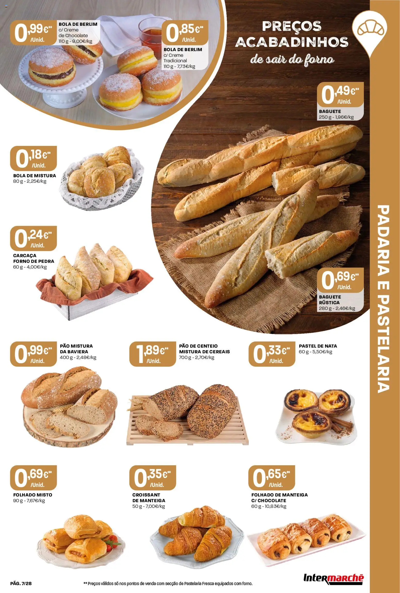 Intermarché Folheto Contact │ válido de 09/07/2026 | Página: 7 | Produtos: Centeio, Pão, Cereais, Creme