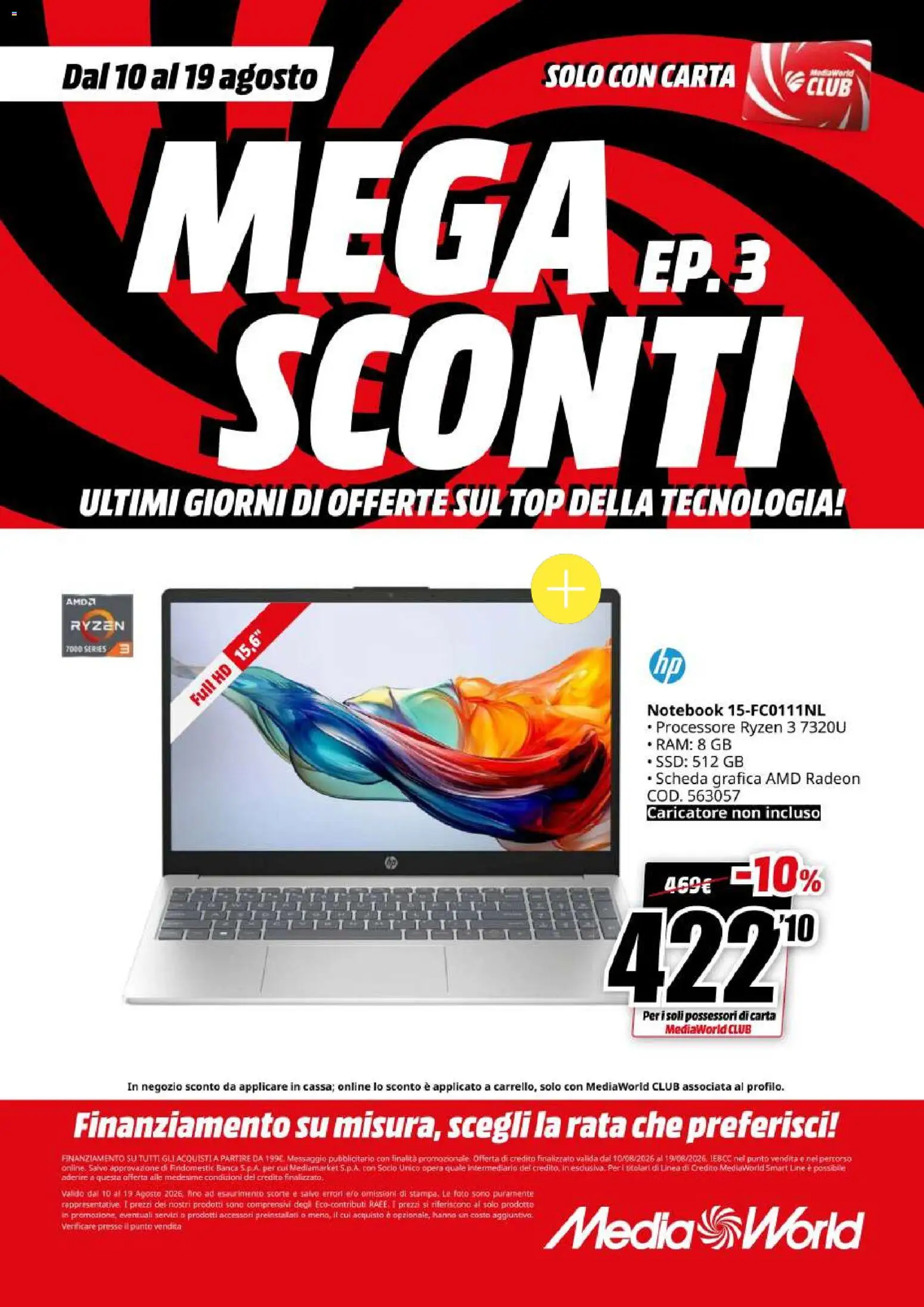 Volantino Media World del 10/08/2026 | Pagina: 15