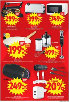ICA Maxi erbjudanden - Förhandsvisning av reklamblad från butik ICA Maxi aktuell från 19/10/2026 | Sida: 14 | Produkter: Gem, Smörgåsgrill, Brödrost, Stekpanna