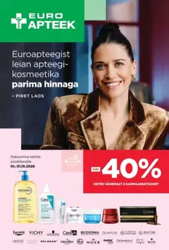 Euroapteek kliendilehe eelvaade alates 01.10.2026