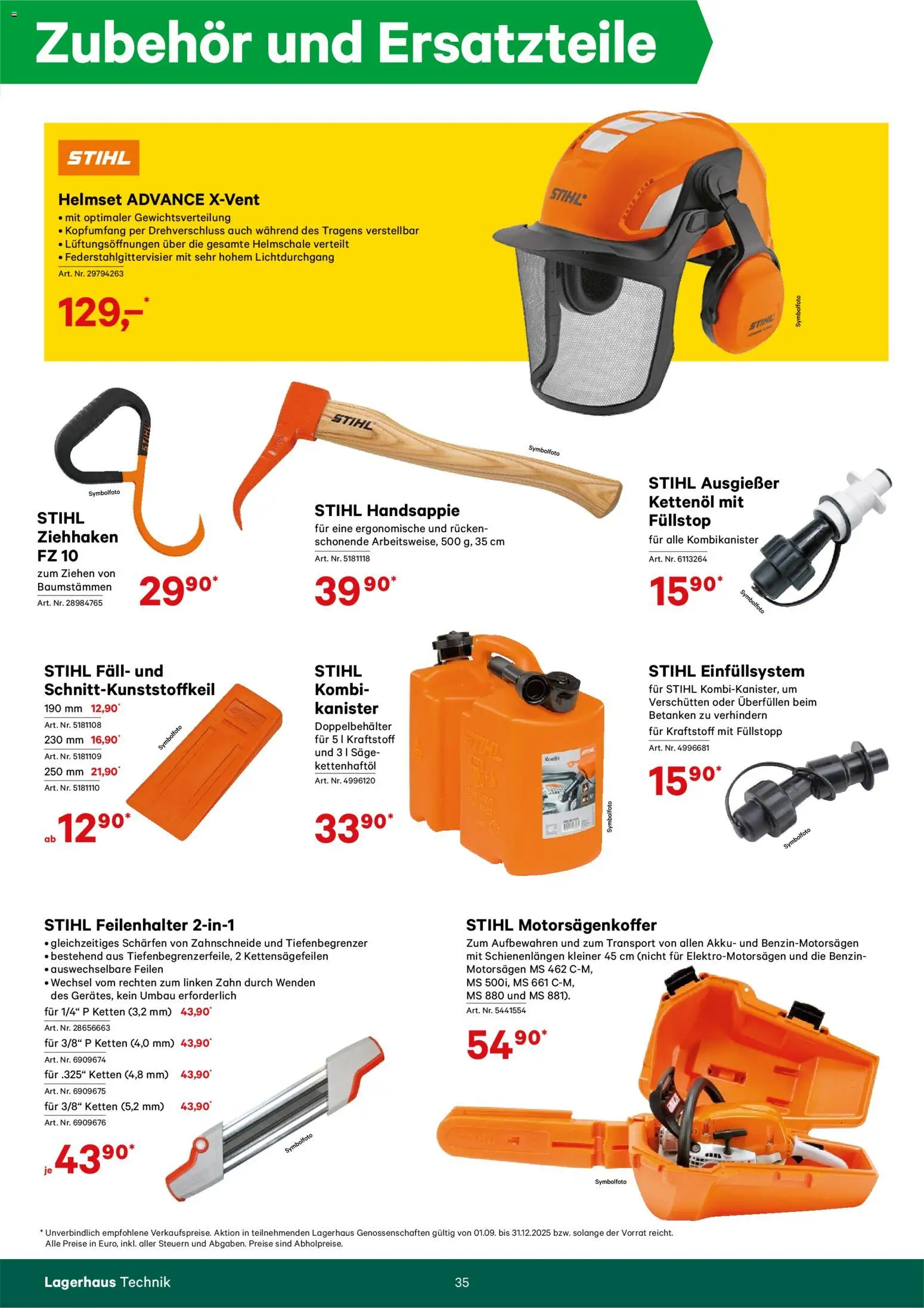 Lagerhaus Forstkatalog gültig ab 01.01.2025 | Seite: 35