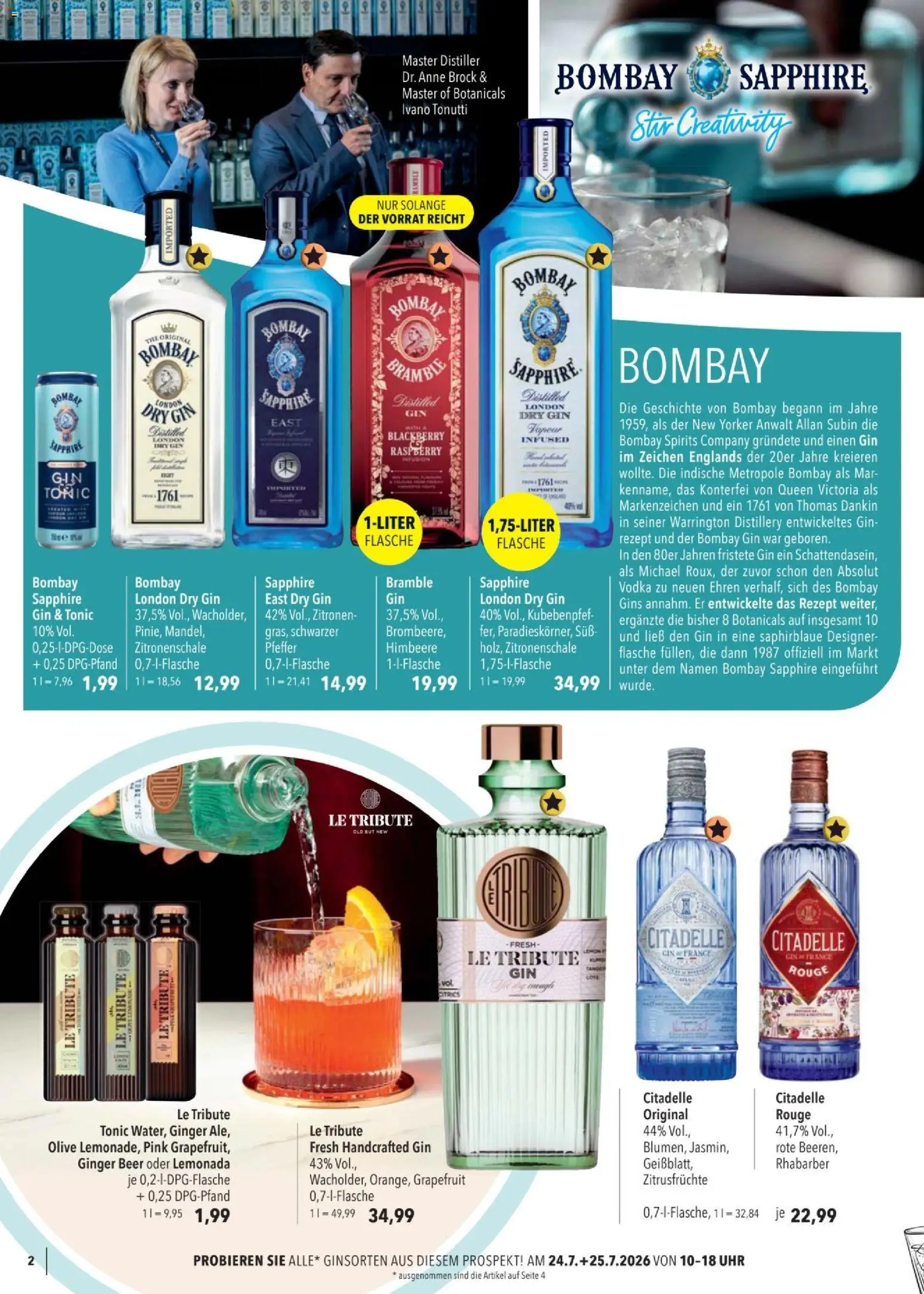 CITTI tilbudsavis – gyldig fra 21/07/2026 | Side: 2 | Produkter: Gin, Vodka, Cachaça