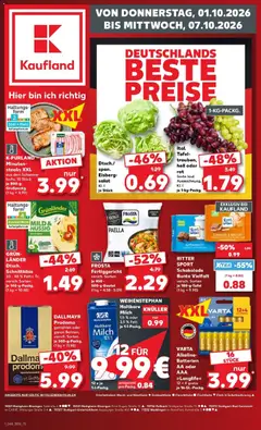 Kaufland Prospekt Stuttgart ab 01.10.2026 gültig
