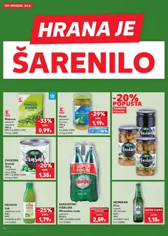 Sarajevski kiseljak, Mineralna voda gazirana 4x1,5 L - Pregled kataloga iz trgovine Kaufland, vrijedi od 20.05.2026 | Stranica: 12