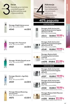 Katalog Oriflame 6 2026 - Pregled kataloga iz trgovine Oriflame, vrijedi od 22.04.2026 | Stranica: 87 | Proizvodi: Noćna krema, Serum za lice, Krema