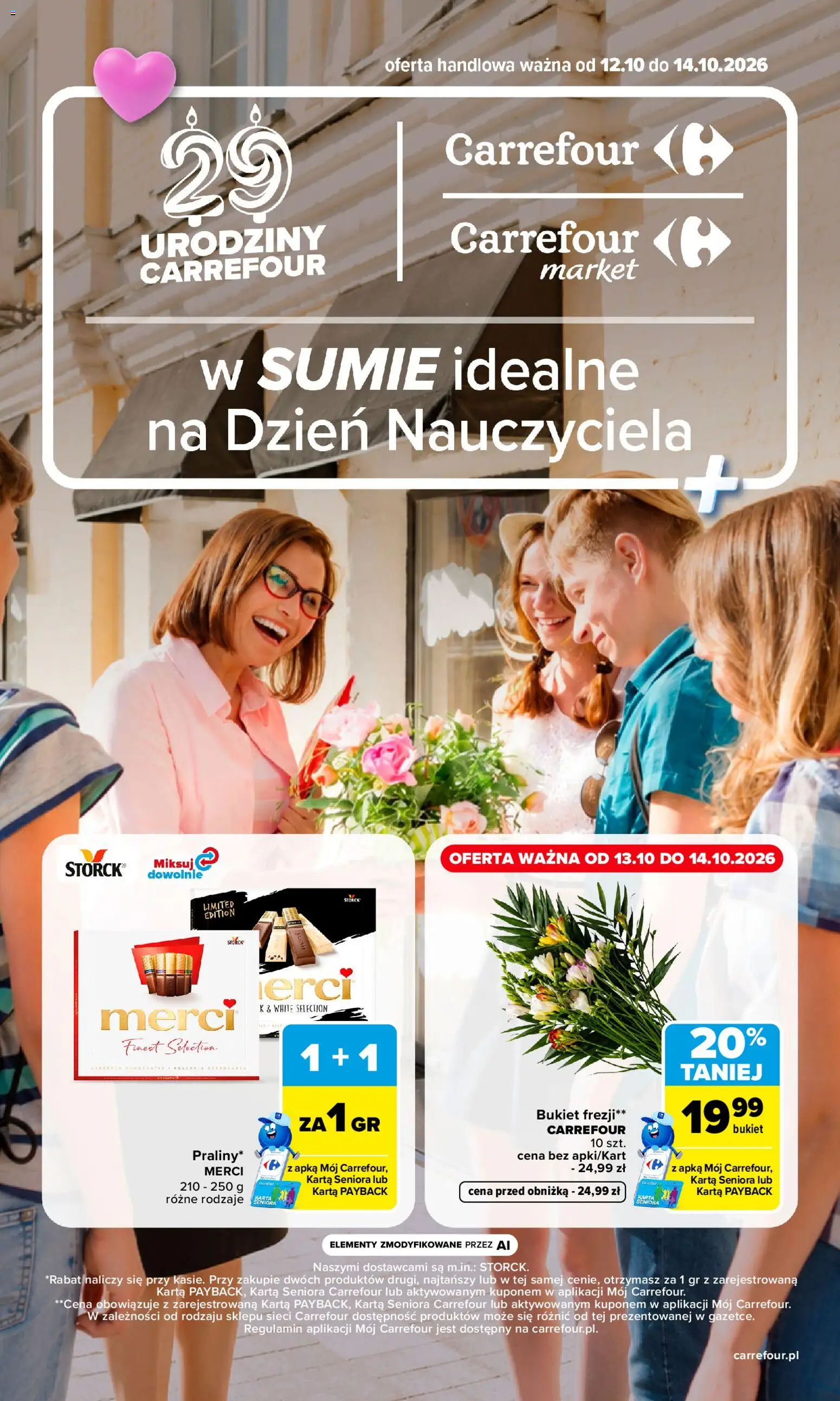 Carrefour gazetka - Dzień Nauczyciela od 12.10.2026 | Strona: 1