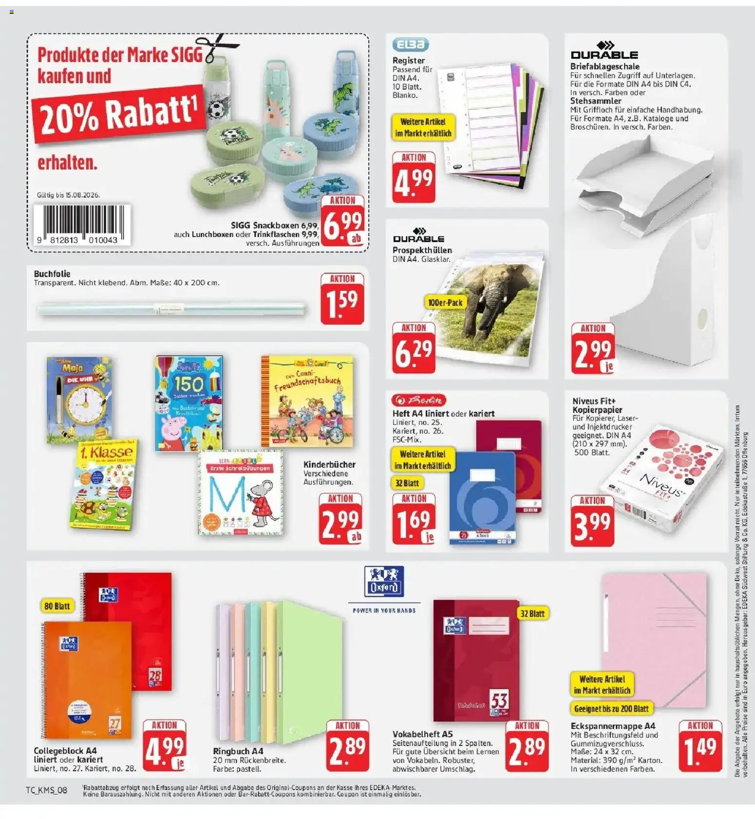 Edeka Prospekt Groß-Gerau (ab 10.08.2026) » Angebote Online | Seite: 63 | Produkte: Uhr