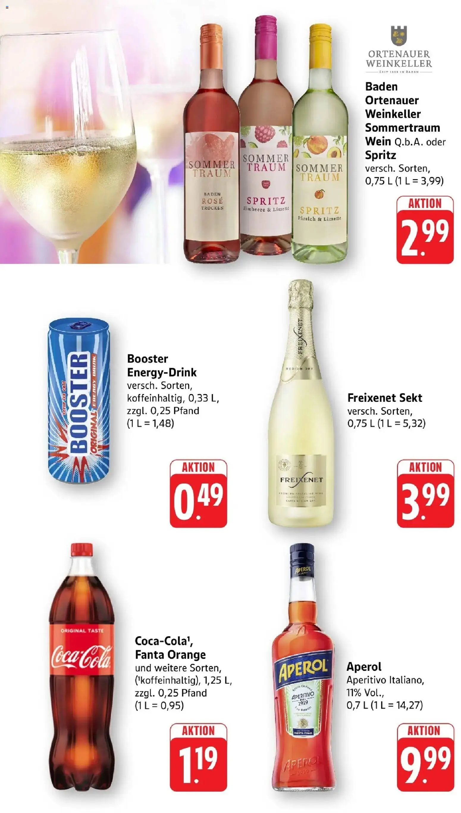 nah & gut Prospekt Offenburg-Zunsweier  – gültig ab 17.05.2026 | Seite: 8 | Produkte: Energy, Limette, Aperol, Wein