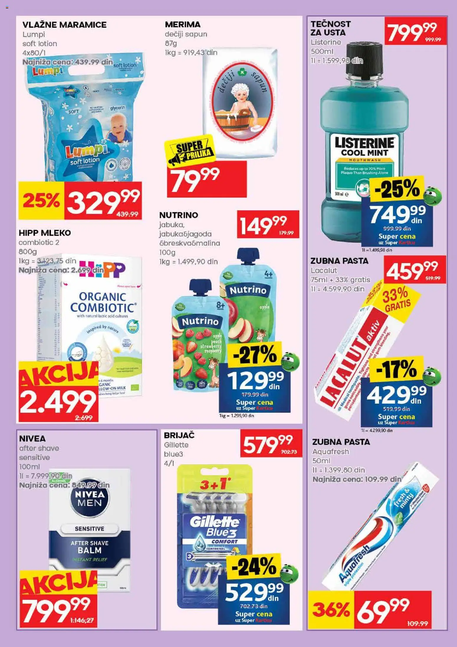 Roda katalog - važi od 31.08.2026 | Strana: 49 | Proizvode: Maramice, Gillette, Pasta, Mleko