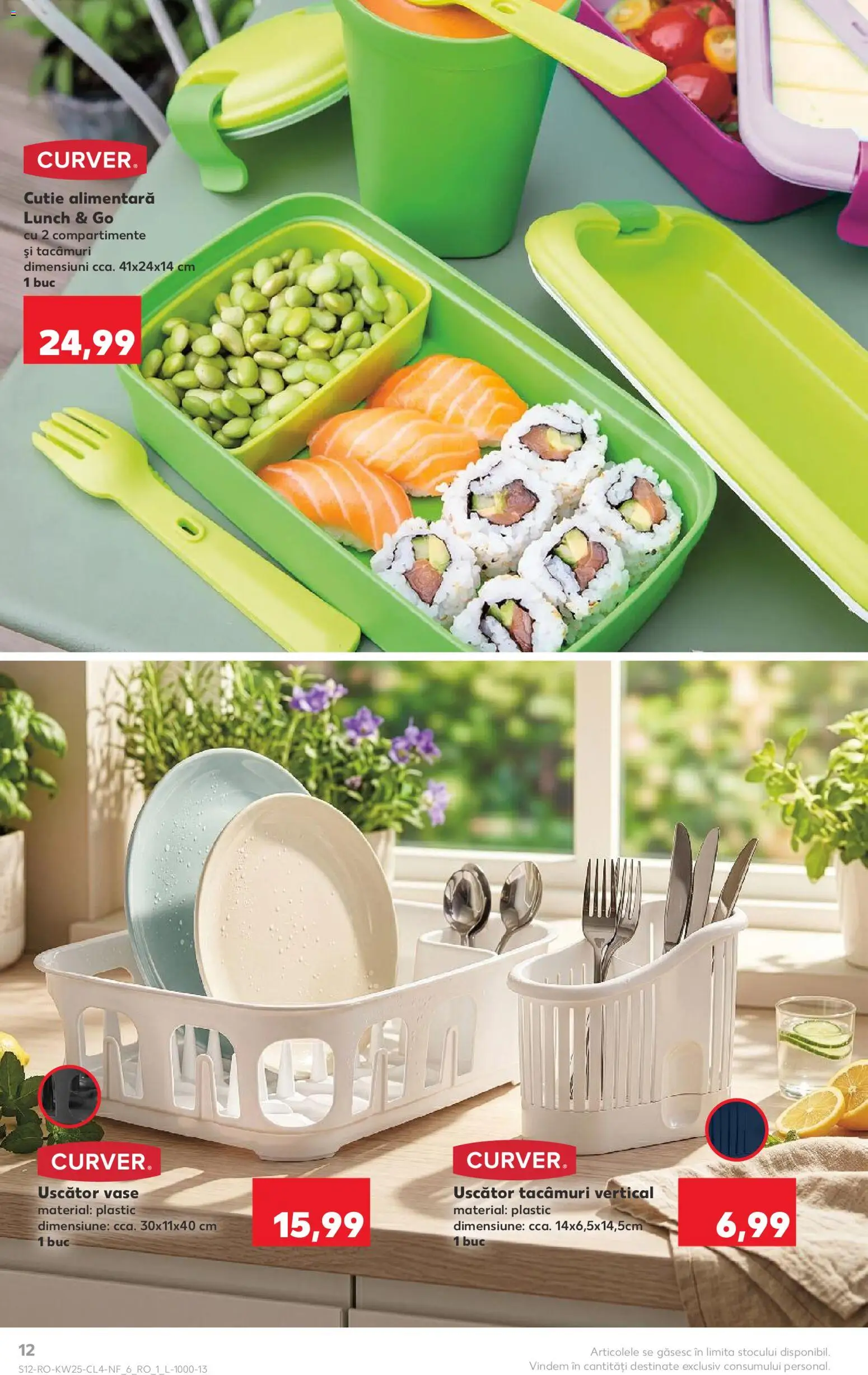 Noul catalog Kaufland – valabil de la 17.06.2026 | Pagină: 12 | Produse: Uscător, Cutie