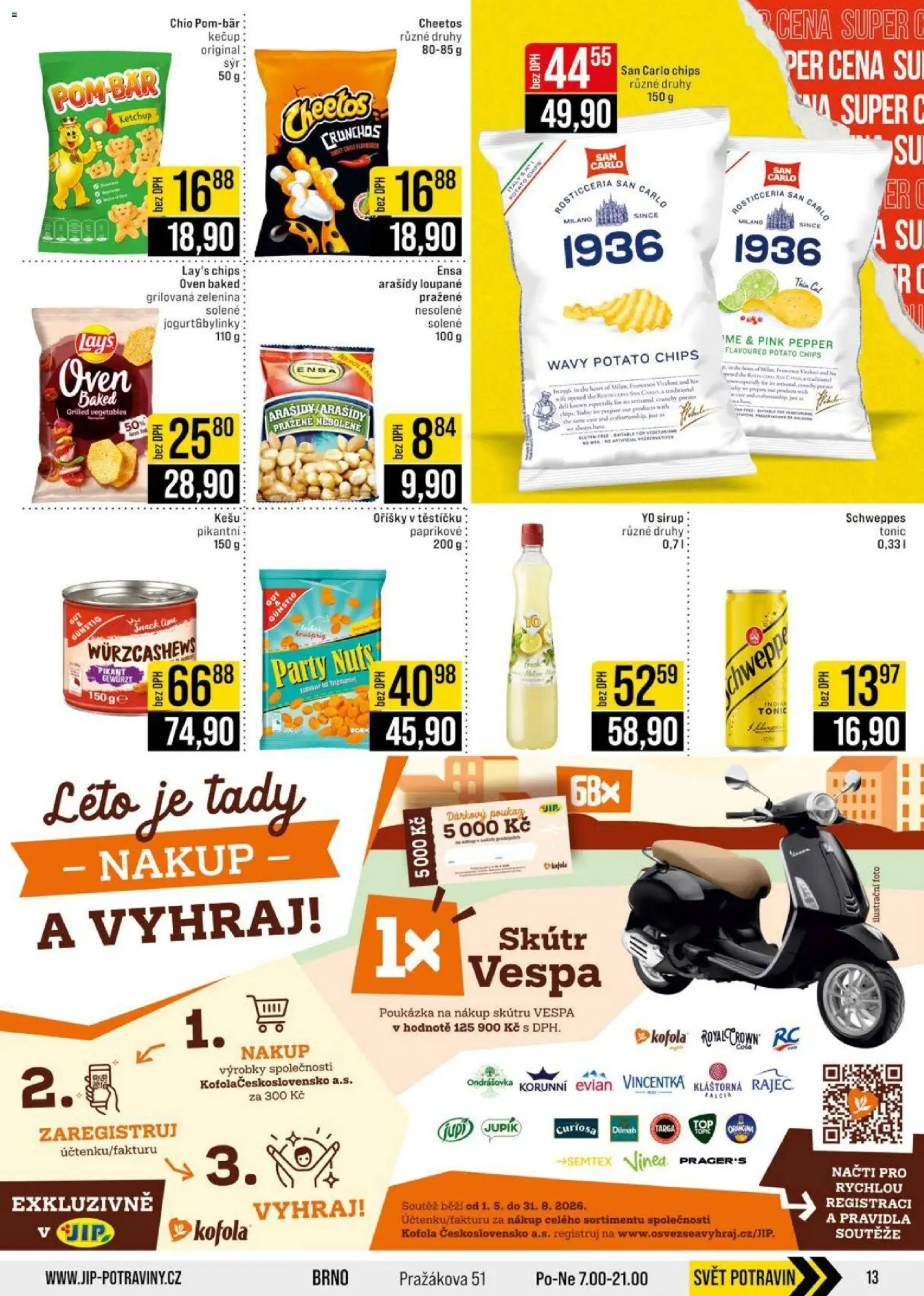 Jip leták - Cash & Carry od 08.07.2026 | Strana: 13 | Produkty: Kečup, Arašídy, Sirup, Zelenina