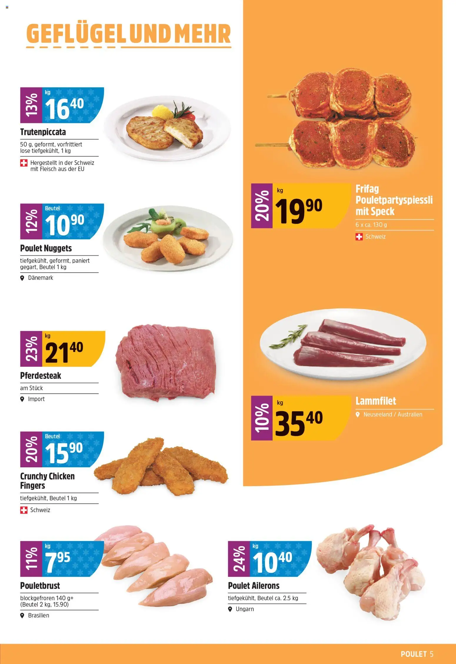 TopCC aktionen – gültig ab 29.06.2026 | Seite: 5 | Produkte: Pouletbrust