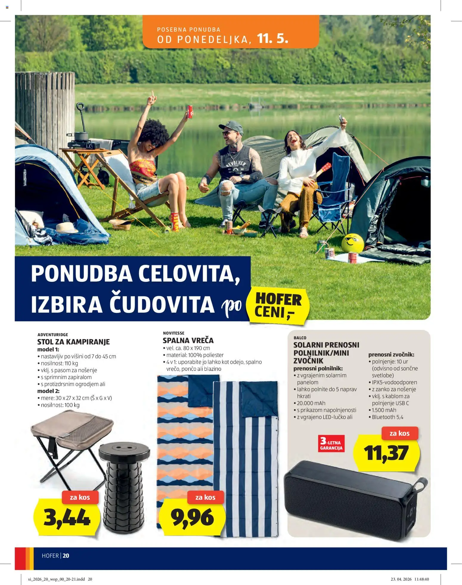 Hofer SI katalog | vrijedi od 06.05.2026 | Stranica: 20 | Proizvodi: Stol, USB