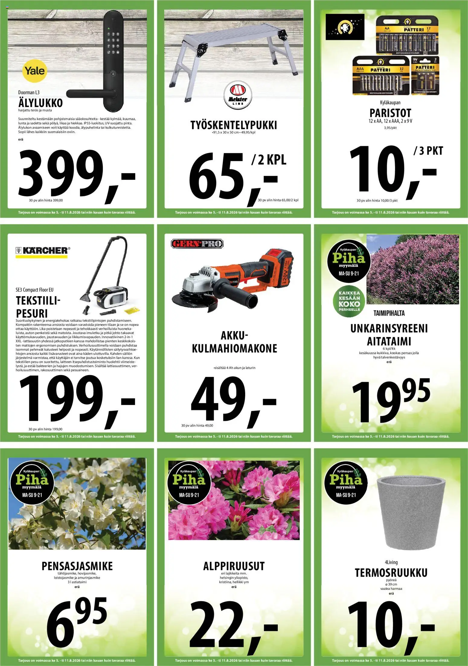 Tuuri tarjoukset – voimassa 05/08/2026 alkaen | Sivu: 26